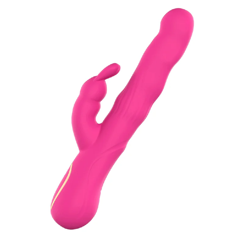 Beata - Spiral Stripes Serpentine Rabbit Vibrator