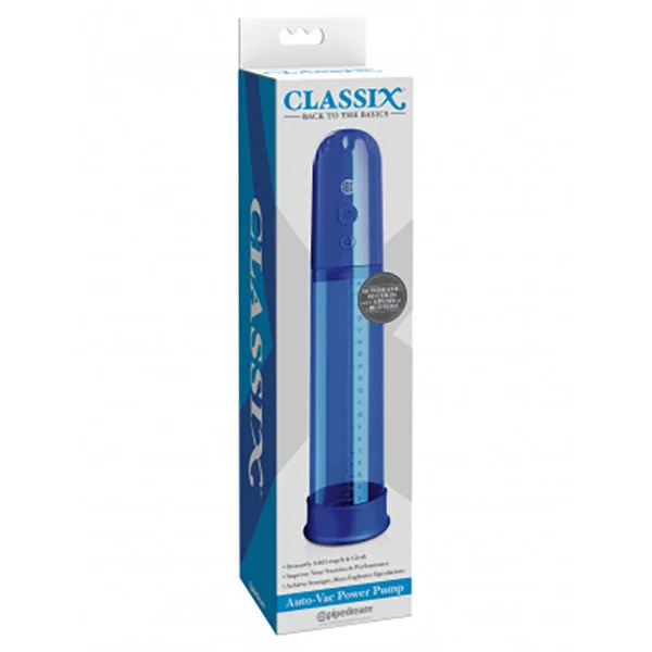 Classix Auto-Vac Power Penis Pump - Blue