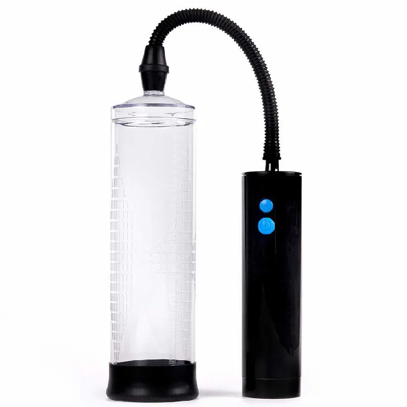 Electric Penis Pump & Comfort Controller for Men by Lynk Pleasure | Clear Cylinder