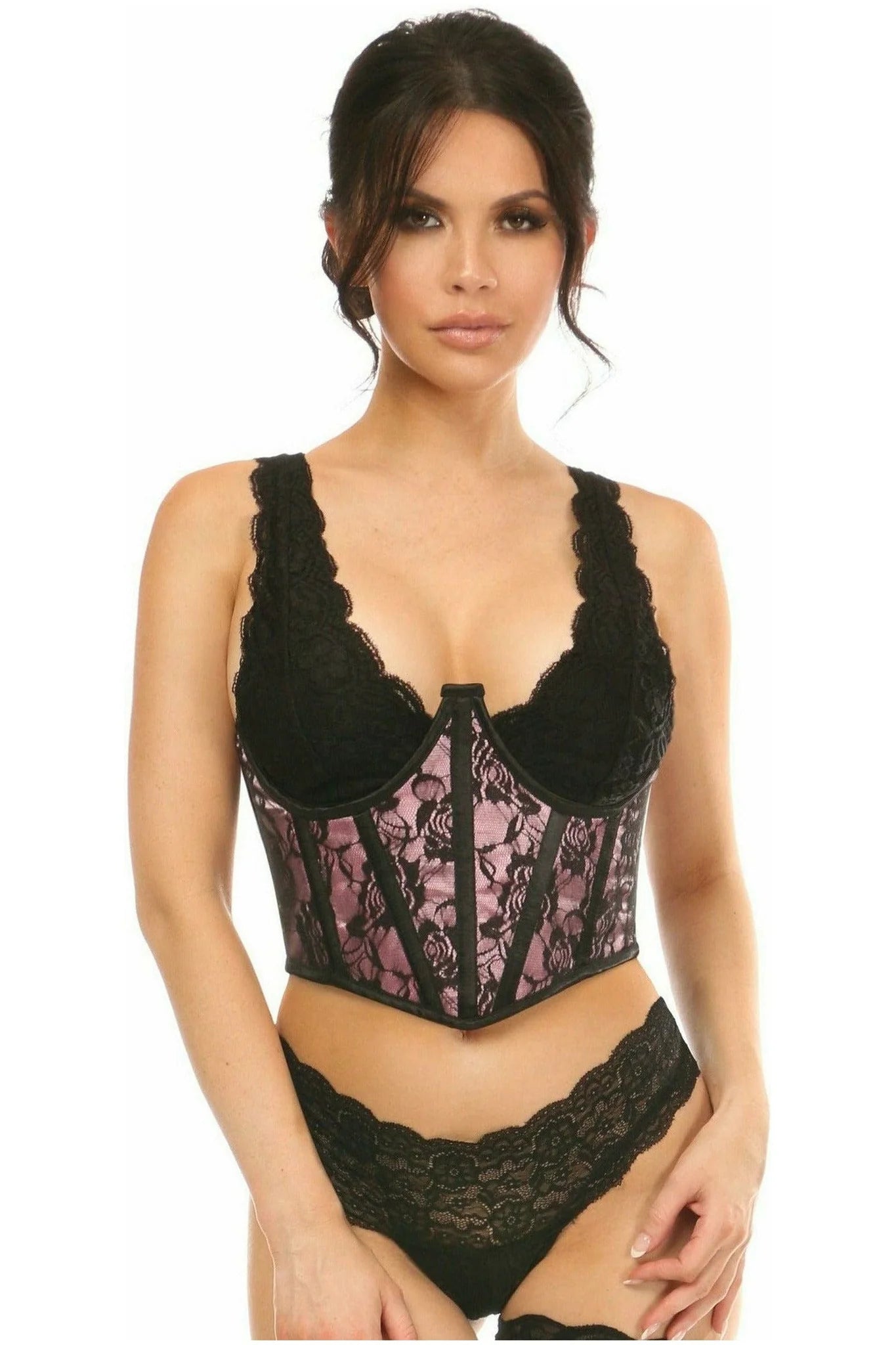 Lace Overlay Underbust Corset Small/Large