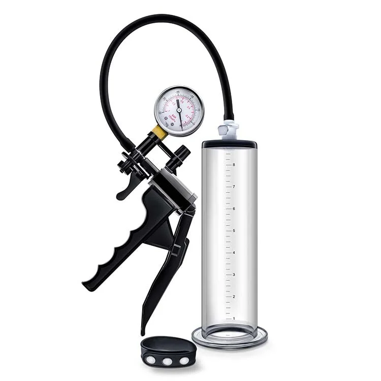 Performance VX8 Premium Penis Pump with Pressure Gauge