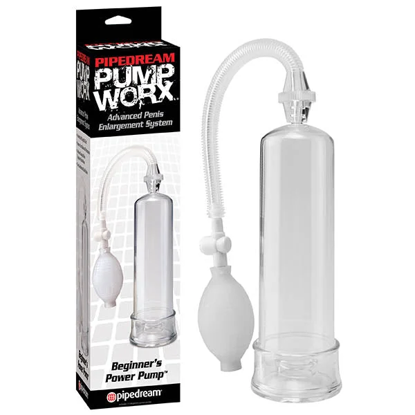 Pump Worx Beginner's Power Penis Pump - clear