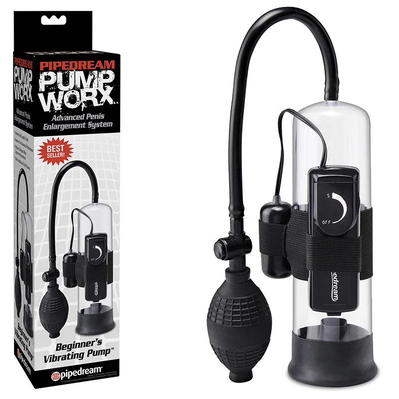 Pump Worx Beginner's Vibrating Penis Pump