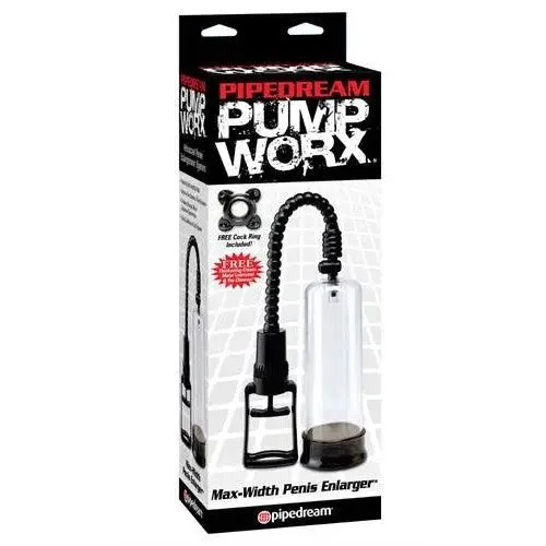 Pump Worx Max-Width Penis Enlarger - Black