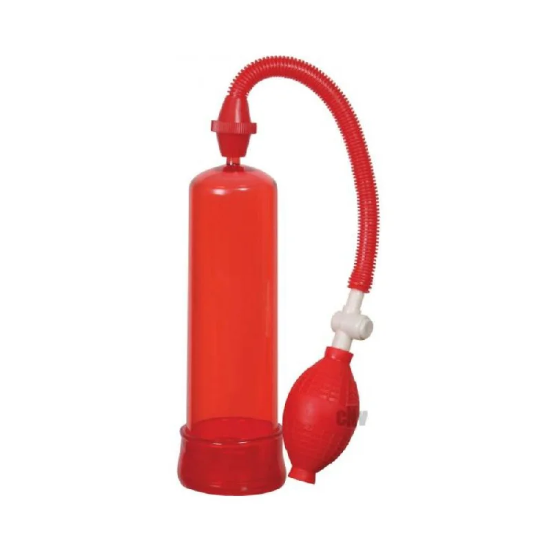 Pumped Up Fire Penis Pump Linx Red