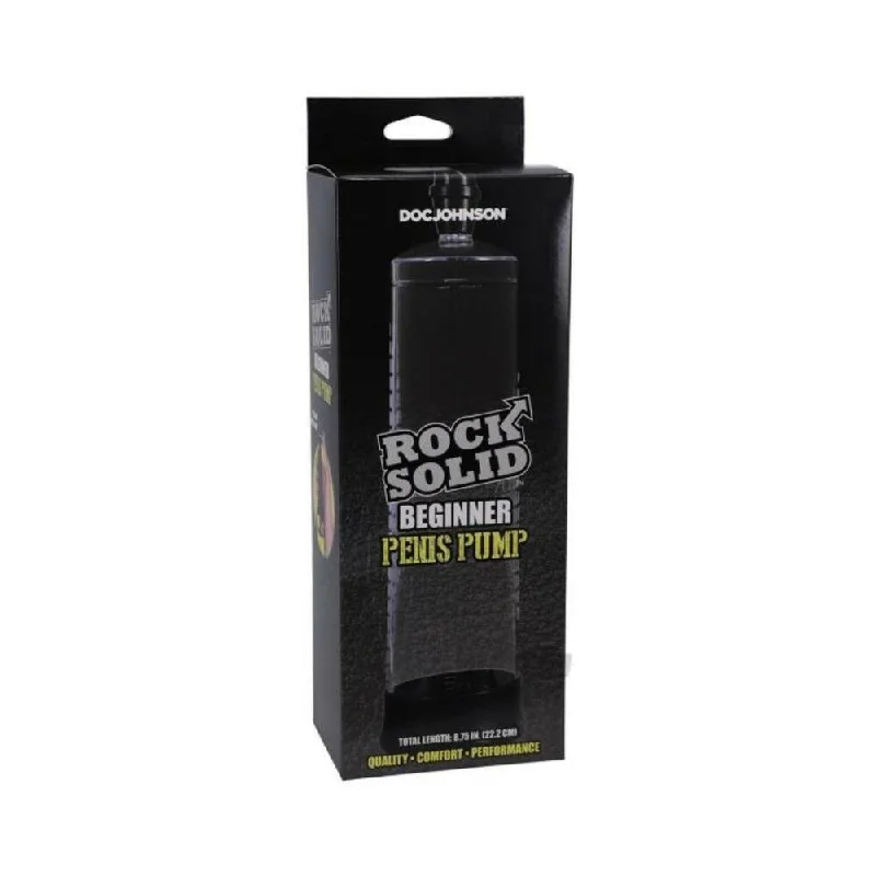 Rock Solid Beginner Penis Pump Black/clear