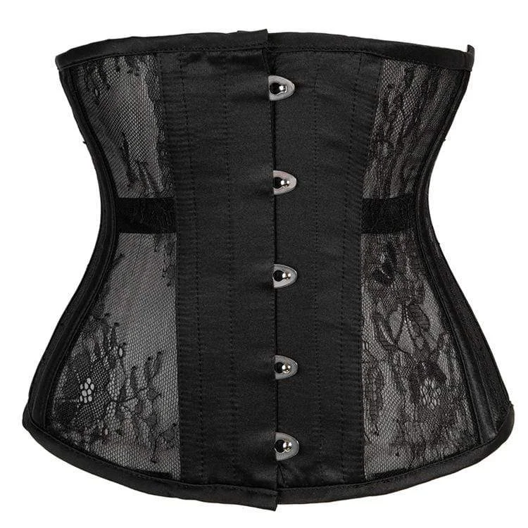 Women's Lace-up Underbust Buckles Lace Corsets