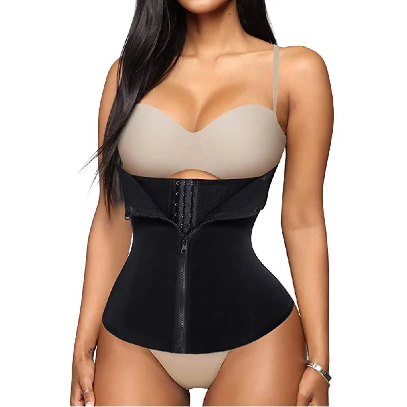 Women's Punk Front Zip Underbust Corsets