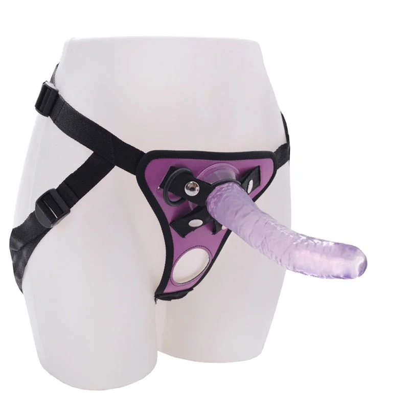 Purple dildo panties