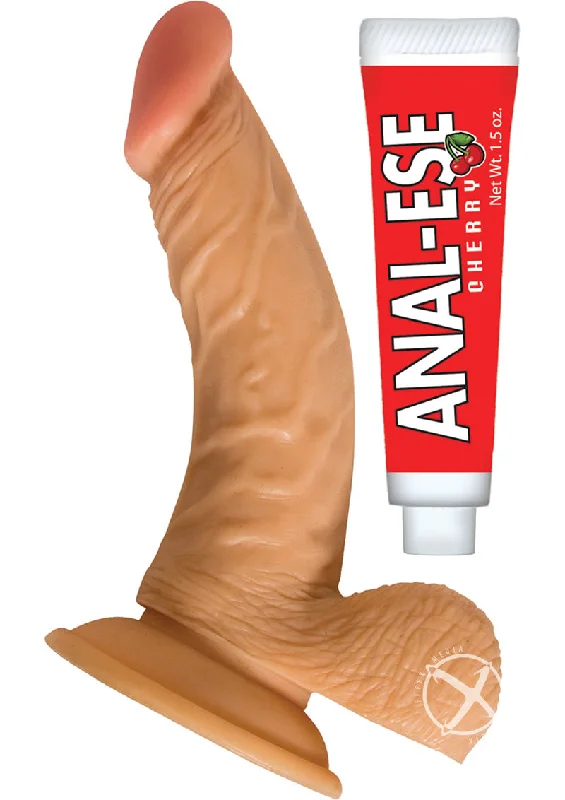 All American Whoppers Curve Dildo with Balls