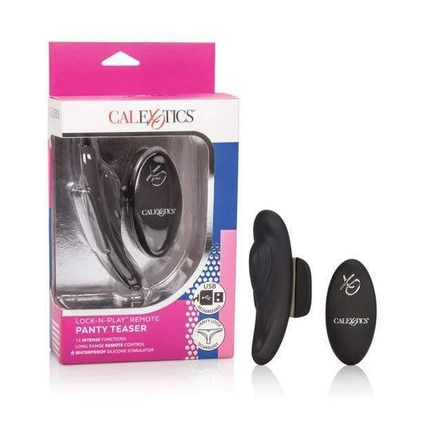 California Exotics - Lock N Play Remote Panty Vibrator (Black)