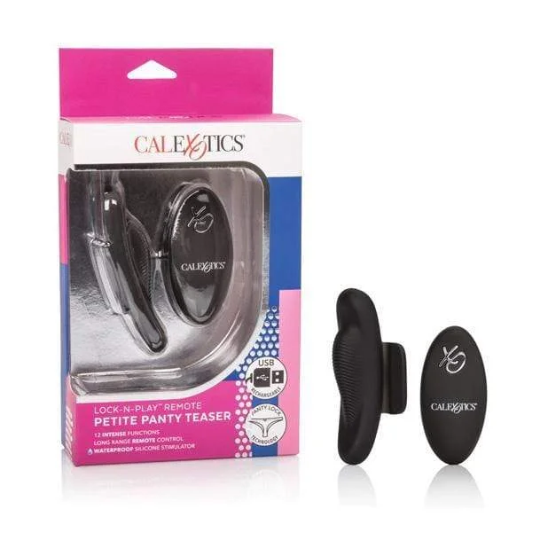 California Exotics - Lock N Play Remote Panty Vibrator Petite (Black)