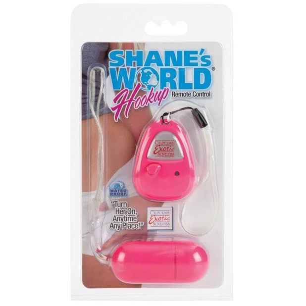 California Exotics - Shane's World Hookup Remote Control Egg Vibrator (Pink)