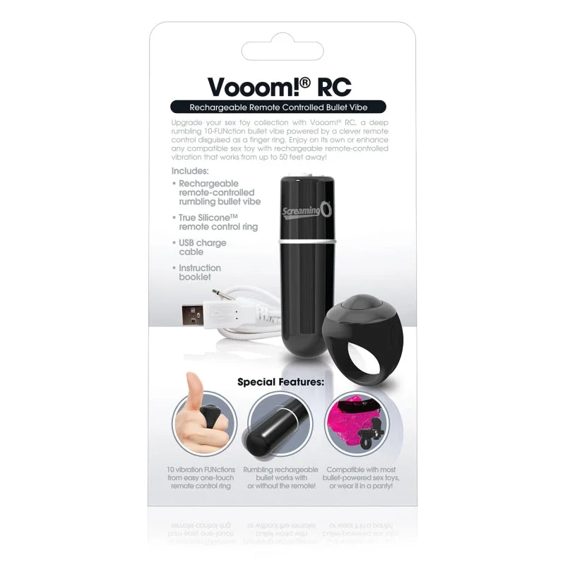 Charged Vooom Remote Control Bullet - Black