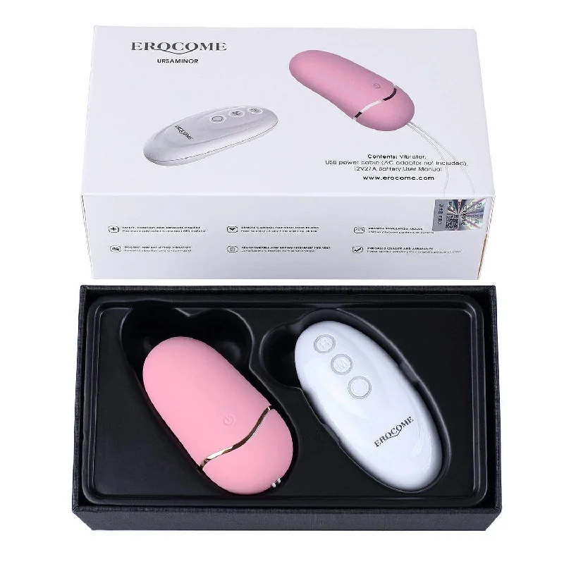 Erocome - UrsaMinor Remote Control Egg Vibrator (Pink)