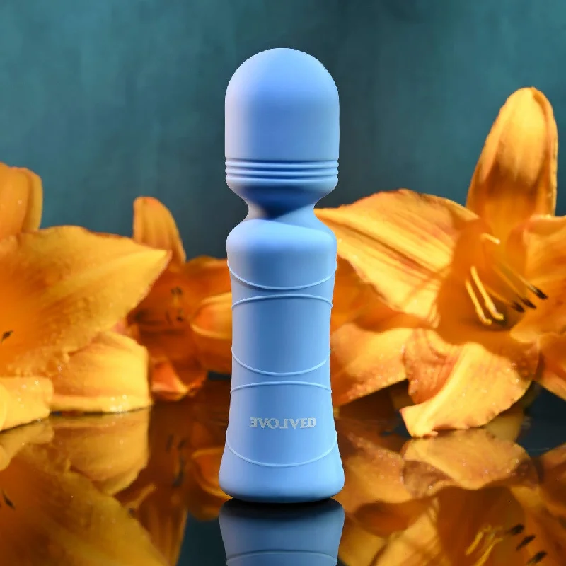 Evolved - Out Of The Blue Mini Wand Massager (Blue)