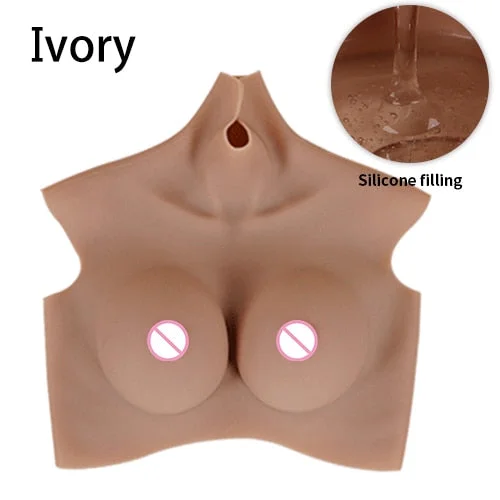 short silicone ivory