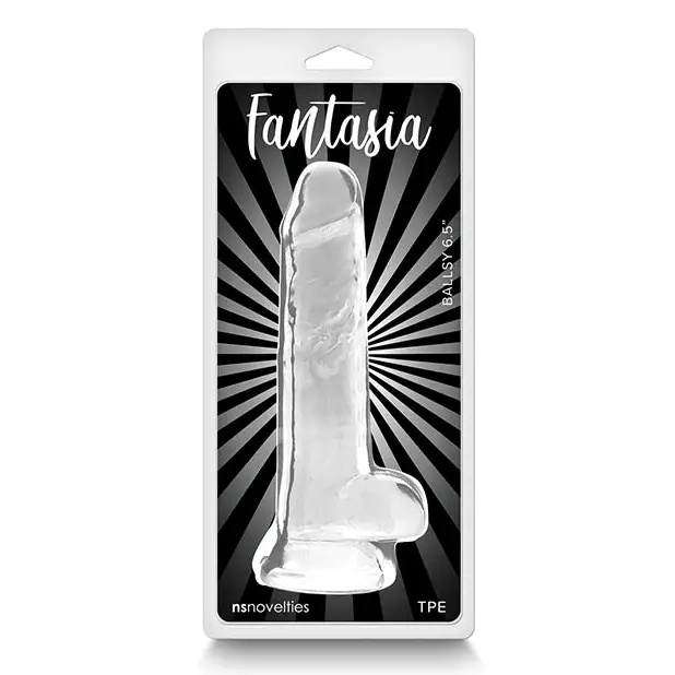 Fantasia Ballsy 6.5 in. Jelly Dildo Blue