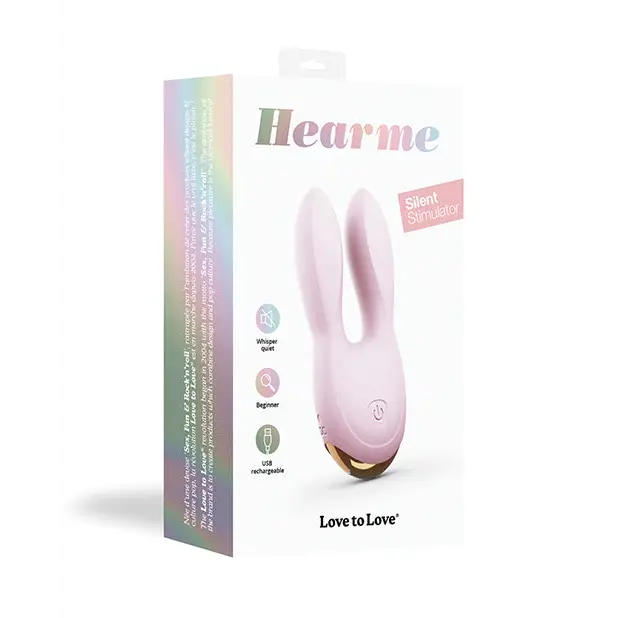 Love to Love Hear Me Flexible Ear Stim - Baby Pink