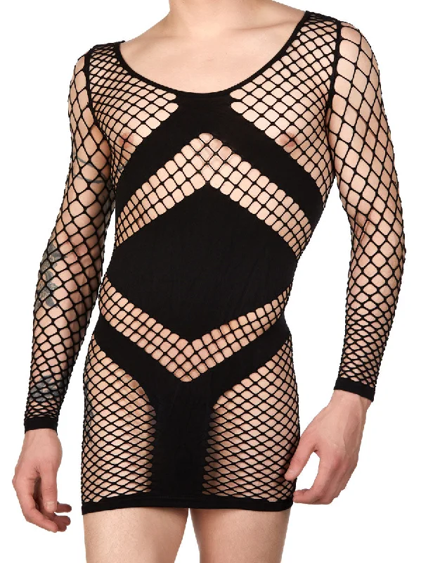 Diamond Net Mini Dress