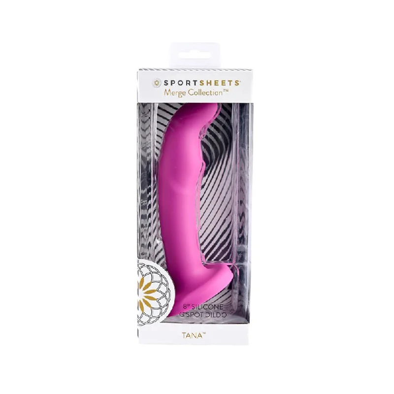 Merge - Tana 8" Suction Cup Silicone Dildo - Pink