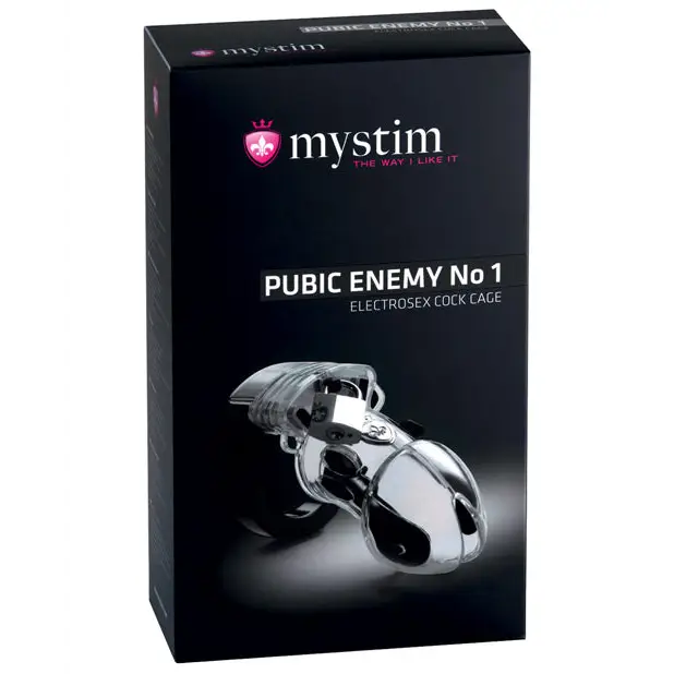 Mystim Pubic Enemy #1 Cock Cage - Clear