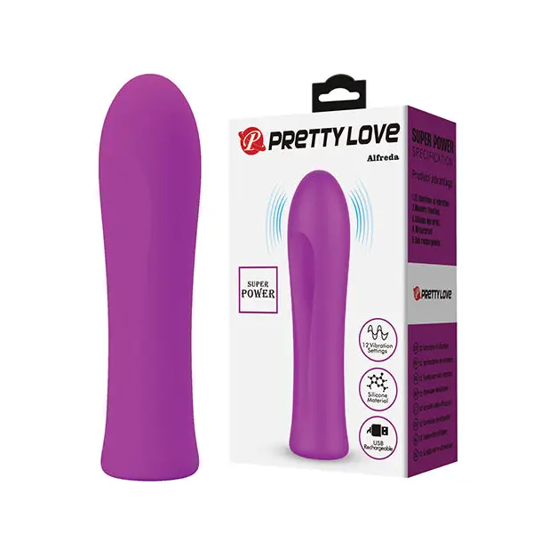 Pretty Love Super Power Alfreda Bullet - Fuchsia