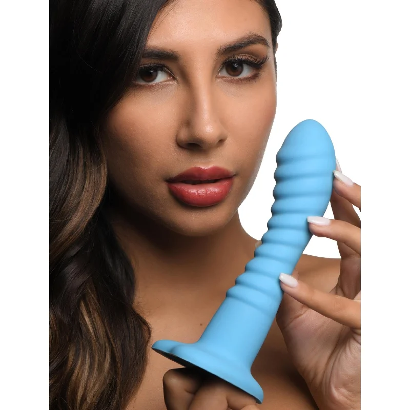 Ribbed Silicone  Dildo