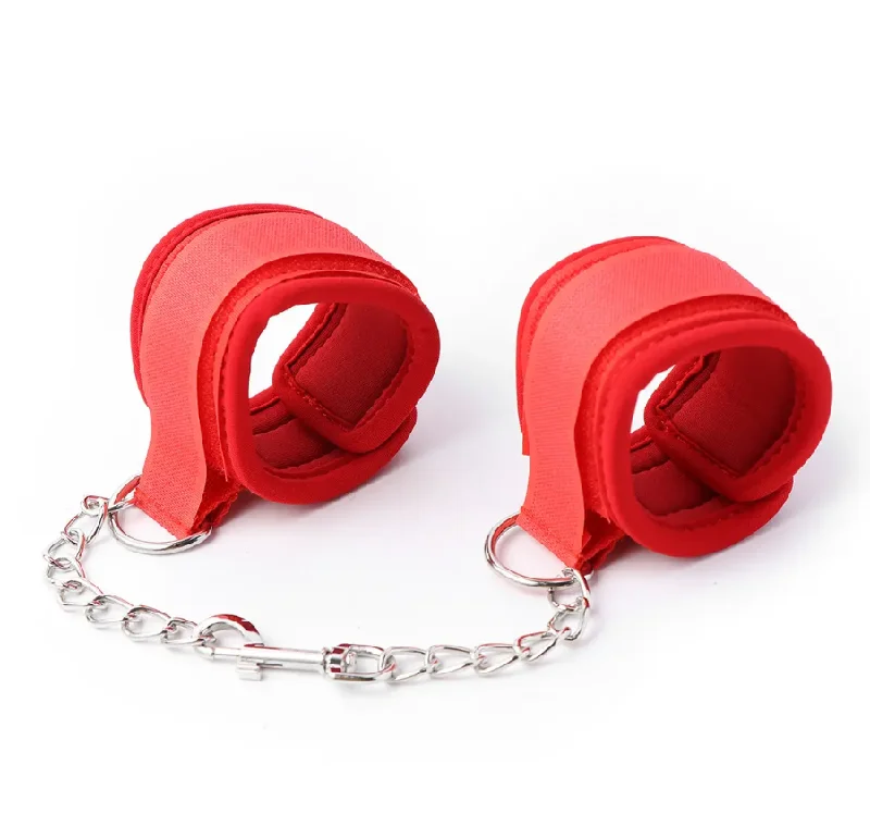 Strong Nylon Sponge BDSM Handcuffs Wrist Ankle Cuffs Bondage Restraint