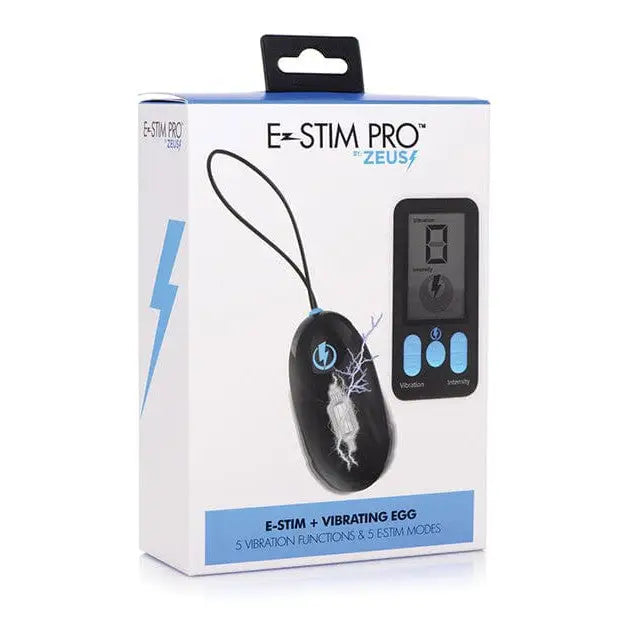 Zeus E-Stim Pro Silicone Vibrating Egg with Remote Control